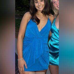 Blue Mini Dress